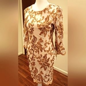 TFNC London Sequin Cocktail MiniDress Size 12